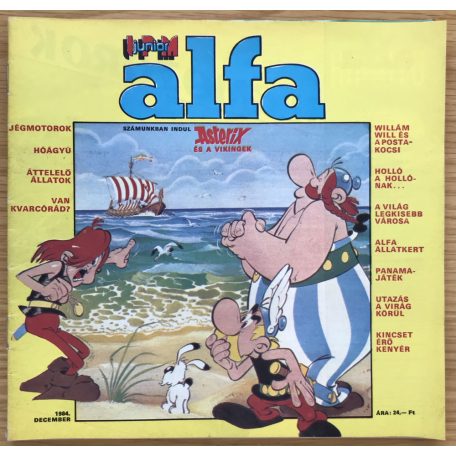 IPM Alfa Junior VI. évfolyam 1984. (1., 4-6. számok)