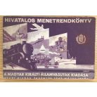 Hivatalos menetrendkönyv Magyar Királyi Államvasutak 1943. májustól