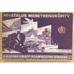  Hivatalos menetrendkönyv Magyar Királyi Államvasutak 1943. májustól