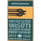 Magyar Államvasutak nemzetközi vasúti összeköttetések menetrendje 1979-1980. 