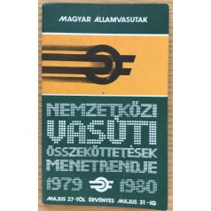   Magyar Államvasutak nemzetközi vasúti összeköttetések menetrendje 1979-1980. 