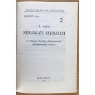 1. szám. szolgálati szabályzat a magyar királyi államvasutak alkalmazottai részére