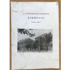 Olasz István: A Vasútforgalmi Technikum évkönyve 1953-1961