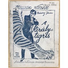   Bársony István: A királytigris (Borítóterv: Földes Imre)