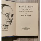 Fred D. Pasley: Not Guilty!: The Story of Samuel S. Leibowitz