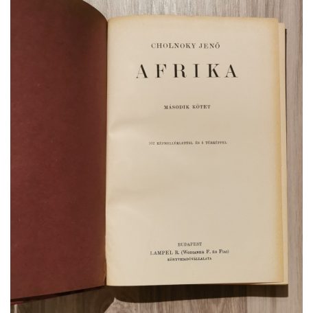 Cholnoky Jenő: Afrika II. 