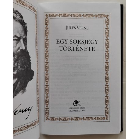 Jules Verne: Egy sorsjegy története (Jules Verne összes művei 15.)