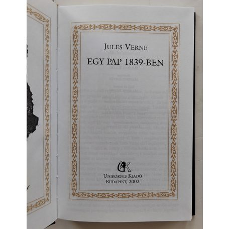 Jules Verne: Egy pap 1835-ben (Jules Verne összes művei 60.)