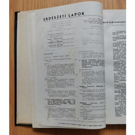 Erdészeti Lapok - LXXXVI. Évfolyam - 1950. I-VII. lapszámok (7 db)