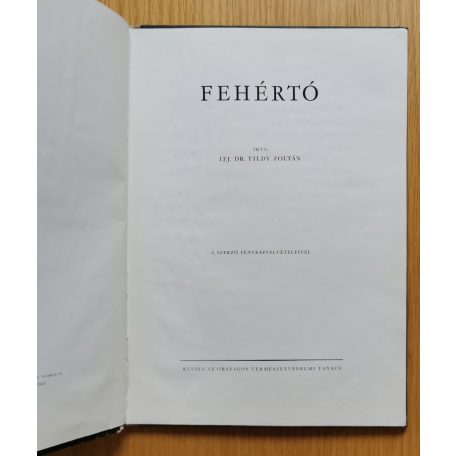 Ifj dr. Tildy Zoltán: Fehértó