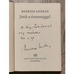 Berkesi András: Játék a tisztességgel (Dedikált!)