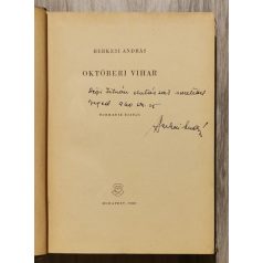 Berkesi András: Októberi vihar (Dedikált!)
