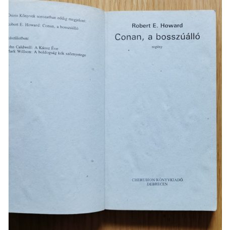 Robert E. Howard: Conan a bosszúálló