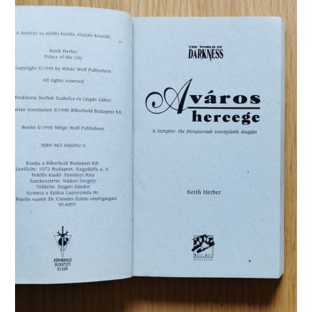 Keith Herber: A város hercege (Herber) 