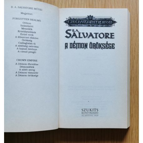 R. A. Salvatore: Crown Empire: A démon öröksége 