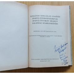  Általános szolgálati utasítás iparvágányhasználóknak iparvágányokon végzett tolatási szabályozására