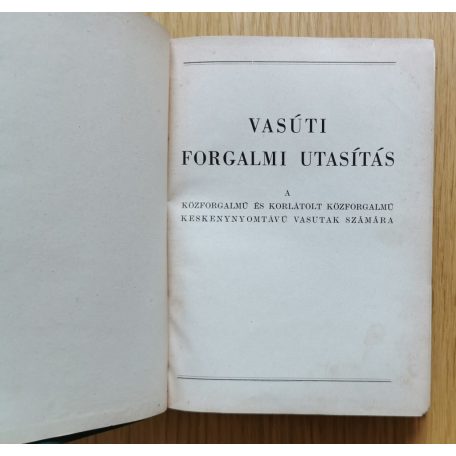 Vasúti forgalmi utasítás 