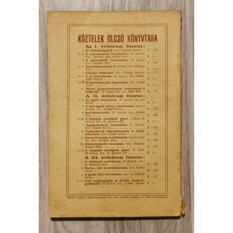 Seyfried Károly, Dr.: A gazda mint üzletember