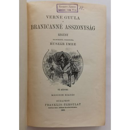 Verne Gyula: Branicanné asszonyság