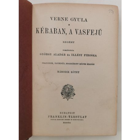Verne Gyula: Kéraban, a vasfejű I-II. 