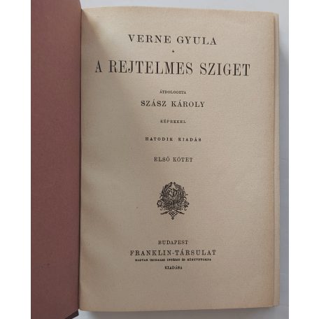 Verne Gyula: A rejtelmes sziget I-II.
