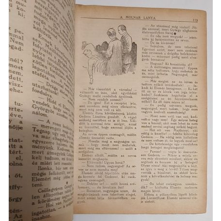 Tölgyesy Mihály: A molnár lánya. Regény. (Képes Regénytár) Két kötetbe kötve.