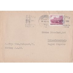   Féja Géza író géppel írt levele, aláírásával Kárász József [(1914–1996) népi író, helytörténész] részére 