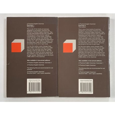A. J. Thomson - A. V. Martinet: A Practical English Grammar - Exercises 1-2.