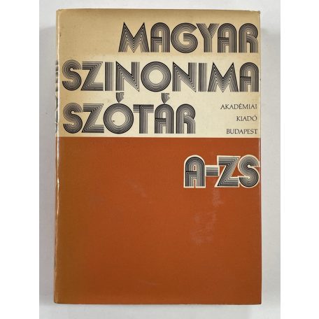 O. Nagy Gábor – Ruzsiczky Éva: Magyar szinonimaszótár