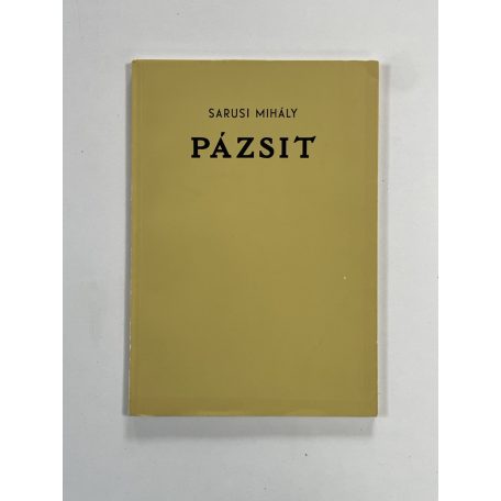 Sarusi Mihály: Pázsit (Aláírt, számozott)