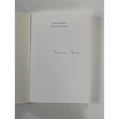 Takács Imre: Huszárvágások (Aláírt, számozott)