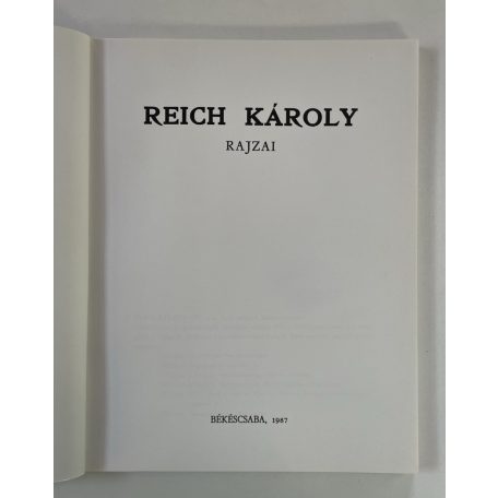Reich Károly rajzai (Számozott)