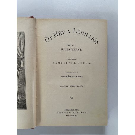 Jules Verne (Verne Gyula): Öt hét léghajón 