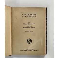 Paul Rosenhayn: Joe Jenkins detektiv kalandjai