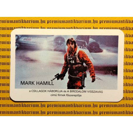 Star Wars trafikos kártyanaptár 1983