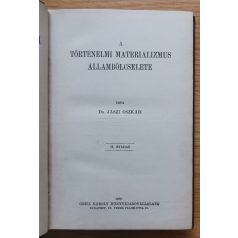   Jászi Oszkár, Dr: A történelmi materializmus állambölcselete 
