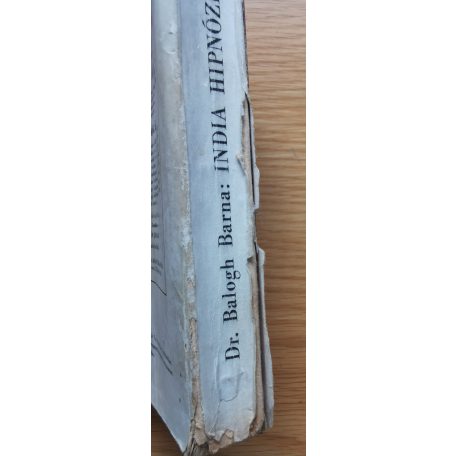 Balogh Barna, Dr: India hipnózisa