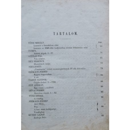 Losonczi Phőnix. Történeti és szépirodalmi emlékkönyv. Az 1849-diki háborúban földúlt és elpusztított Losoncz város némi fölsegélésére. Kiadja és szerkeszti Vahot Imre. II. kötet.