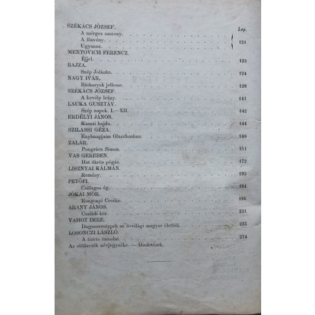Losonczi Phőnix. Történeti és szépirodalmi emlékkönyv. Az 1849-diki háborúban földúlt és elpusztított Losoncz város némi fölsegélésére. Kiadja és szerkeszti Vahot Imre. II. kötet.