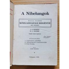   Balla Vilmos: A Nibelungok (Balla Vilmos közgazdasági regénye két részben)