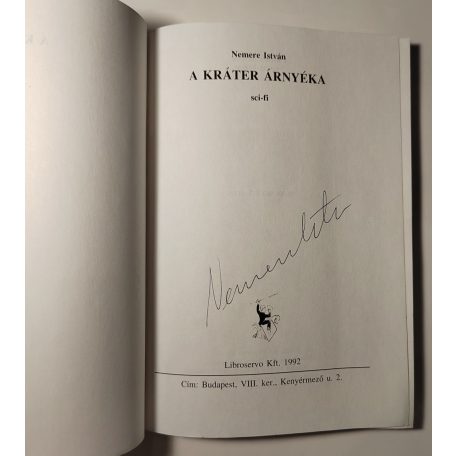 Nemere István: A kráter árnyéka (Aláírt!)