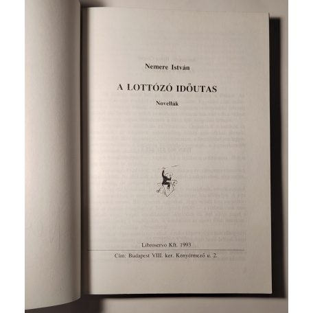Nemere István: A lottózó időutas (Aláírt!)
