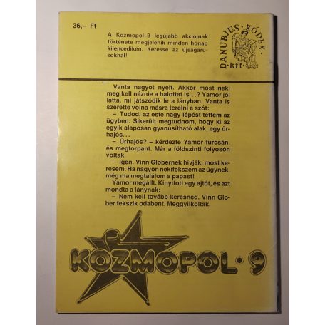Nemere István: A rettenthetetlen nyomozónő (Kozmopol-9 90/3) (Aláírt!)