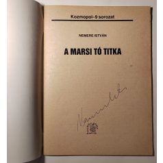   Nemere István: A ​marsi tó titka (Kozmopol-9 90/5) (Dedikált!)