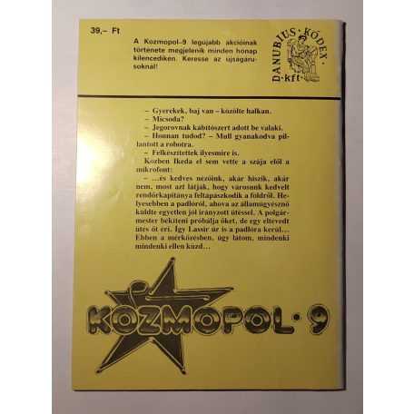 Nemere István: Kettős veszélyben (Kozmopol-9 90/7) (Aláírt!)