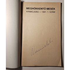   Nemere István: Meghökkentő mesék - Krimiújság - 1991. 1. szám (Dedikált!)