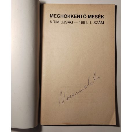 Nemere István: Meghökkentő mesék - Krimiújság - 1991. 1. szám (Dedikált!)