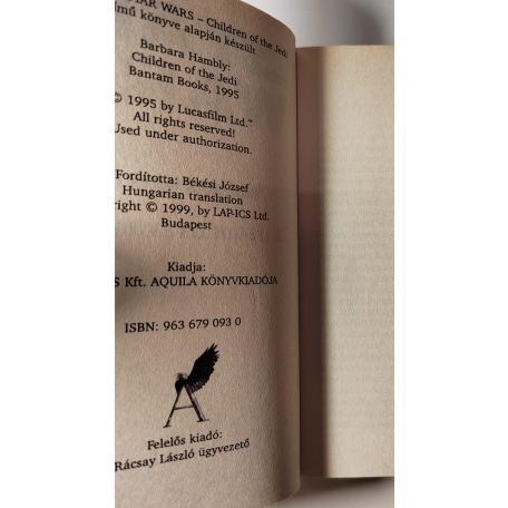 Barbara Hambly Star Wars: A jedik gyermekei