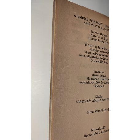 Hambly Barbara - Star Wars - Alkonybolygó