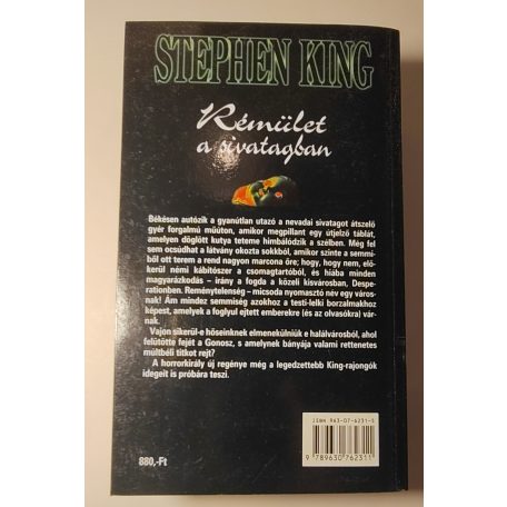 Stephen King: Rémület a sivatagban (Első kiadás!)